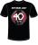 40th Anniversary T-shirt Black (Ladies): Ladyfit M (10/12)