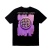Celtic T&C Woodblock design T-shirt (purple design): XL